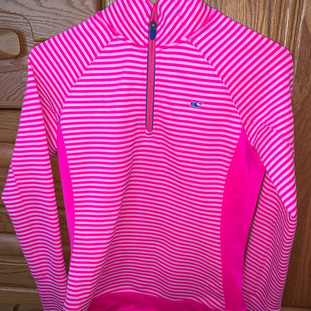 Pink Vineyard Vines 1/4 Zip